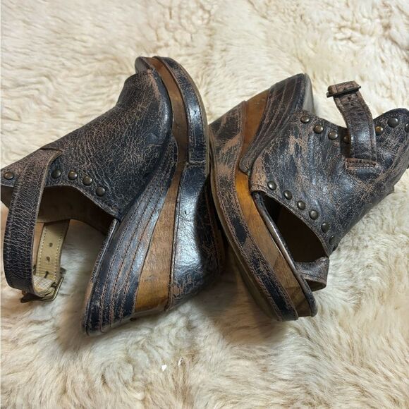Bed Stu Joann Wood Wedge Distressed in Black size 7.5 - Picture 12 of 12
